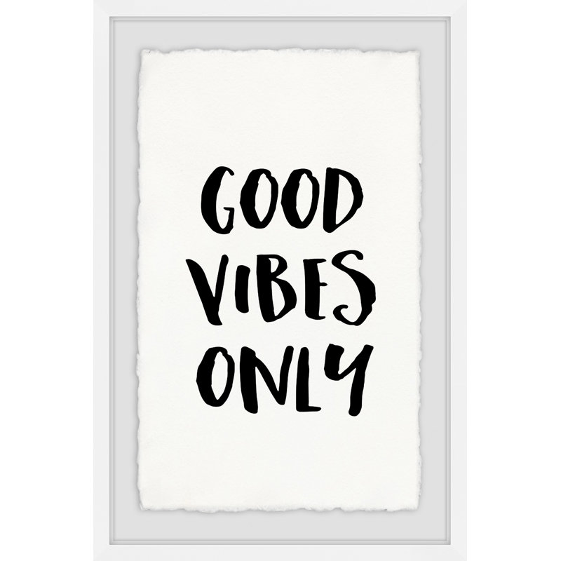 Good Vibes Only VIII - Typography, 30cm H x 20cm W