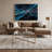 SciFi Atomic orbital electron paths Gray Canvas Wall Art-932830835