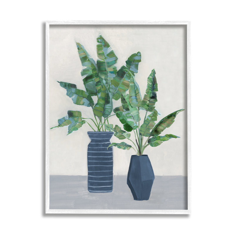 «Plant Bouquets Still Life», estampe numérique encadrée par Sally Swatland, H 30 po x l 24 po x P 1,5 po