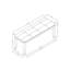 BANC OCEANIQUE GRIS CLAIR