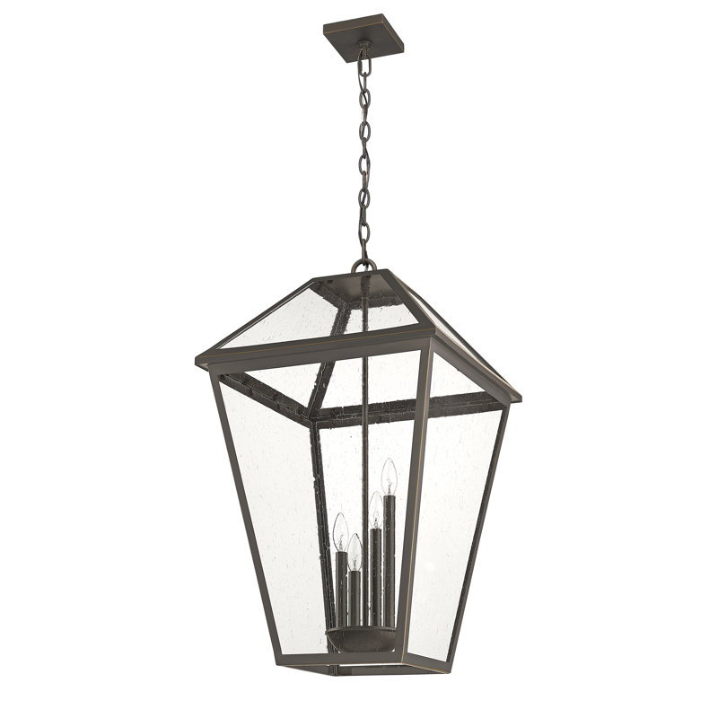 Anzar 4 - Light Outdoor Pendant, Olde Brass