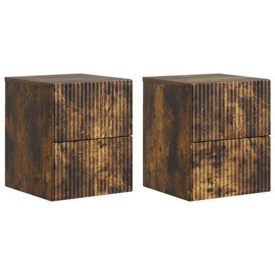 33cm W Manufactured Wood Bedside Table
