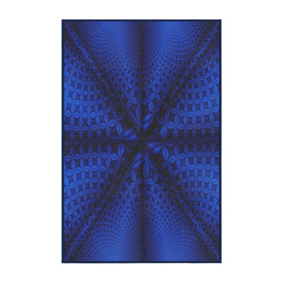 Tapis bleu