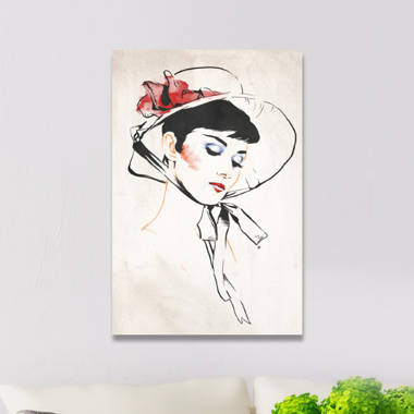 East Urban Home LV Lips - Picture Frame Print on Paper, Wayfair.co.uk