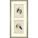 Stacked Pastel Birds I Painting