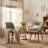 Modern Dining Chairs Faux Leather Upholstered Kitchen Chairs Side Chair With Metal Legs-51228637