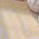 Guzi Hand Hooked Wool/Cotton Floral Rug in Orange/Silver