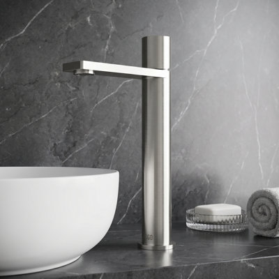 Gotham 12" H Single Handle Vessel Sink Bathroom Faucet