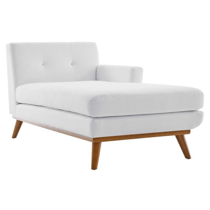 Méridienne Engage de Modway, Orienté vers la droite, Blanc
