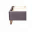 Velvet Upholstered Bed with Tufted Headboard-1211197662-1211197635