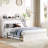 Lark Manor Queen Murphy Bed, Smart Cabinet Bed with USB Charging Station & Tri-Fold Mattress, Storage Drawers for Home-1844805463