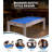 7ft Billiard Table with Rustic Finish – Complete Set for Game Room