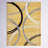 Andreina Abstract Yellow/Black/Gray Area Rug-437069821