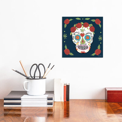 Day Of The Dead III by Farida Zaman - Wrapped Canvas Painting