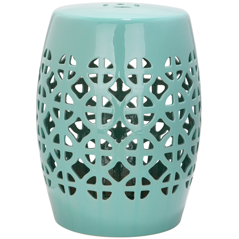 Tabouret de jardin Eufaula, Bleu pâle