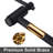 Brass Wall Mounted Two-Handle Pot Filler Kitchen Faucet with Double Joint Swing Arm-69766042