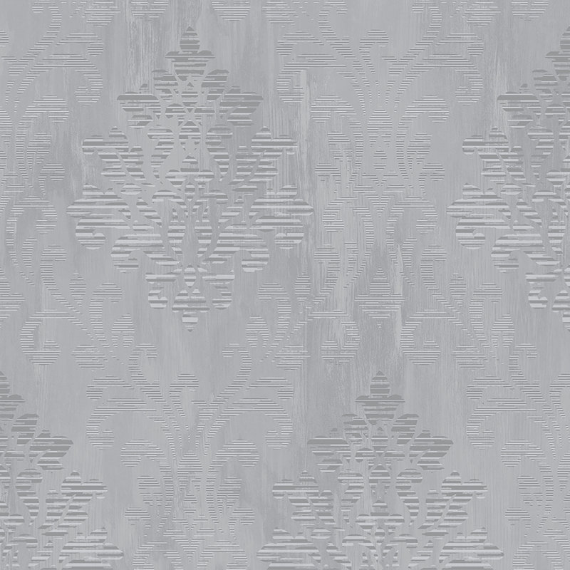 Pacific 10m x 53cm Textured Metallic Finish Paste the Wall Wallpaper Roll, Silver Grey