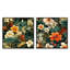 Loda - Ensemble de 2 décorations murales Bouquets assortis-102579699-102579694