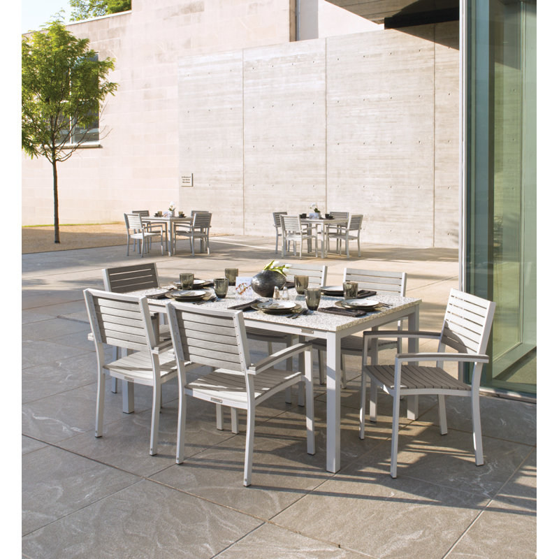 Travira Outdoor 7 - Piece Dining Set, Charcoal
