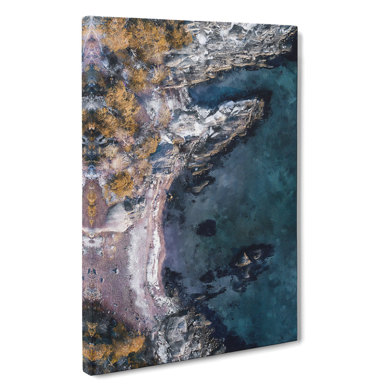 Coastline Of Sweden - Wrapped Canvas Print, 50cm H x 35cm W x 3cm D