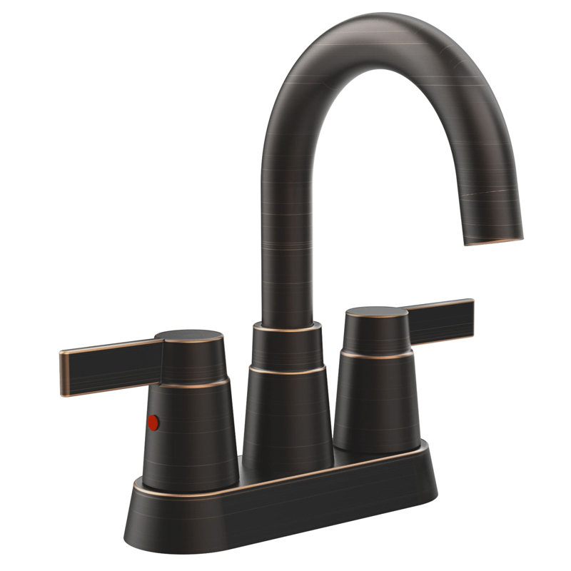 Centerset 2-handle Bathroom Faucet, Oil Rubbed Bronze
