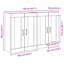  Wall Cabinets 2 Pcs Old Wood 69.5 X 34 X 90 Cm Engineered Wood-1981463714