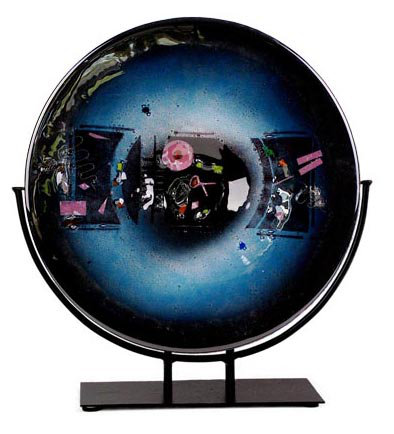 Glass Decorative Plate 1 Jasmine Art Glass