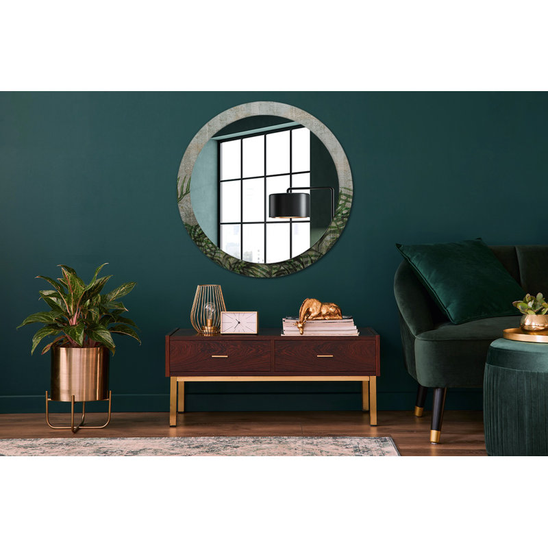 Huldar Glass Flat Wall Mirror