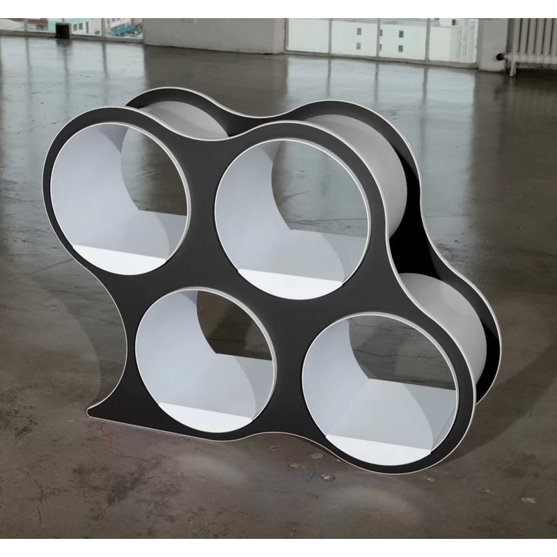 Bibliothèque géométrique BOLLA Pop, 4 tablettes, Noir