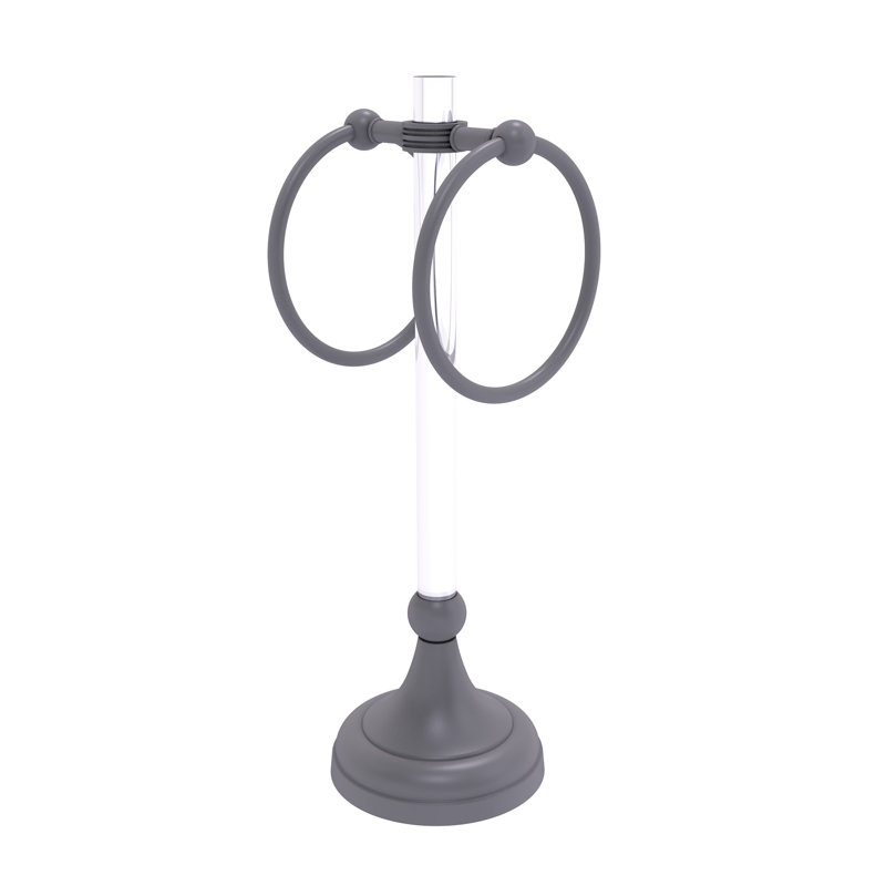 Porte-serviettes de comptoir Jarrell, Gris mat