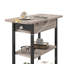 Ensemble de 2 tables de bout avec station de chargement et de rangement-1721308225