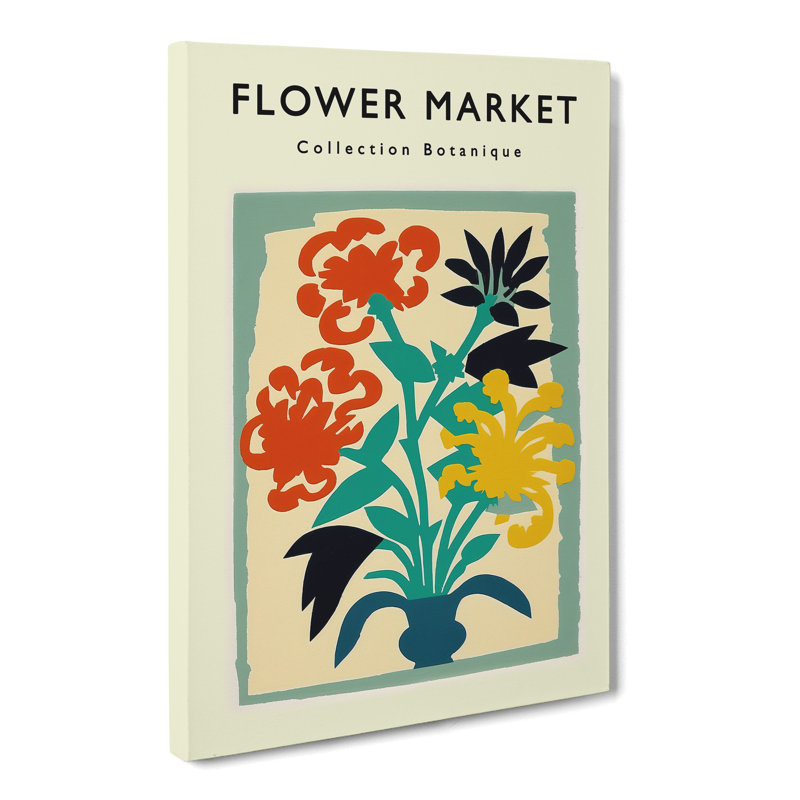A Flower Market Exhibition Collection No.9 - Wrapped Canvas, 91cm H x 60cm W x 3cm D
