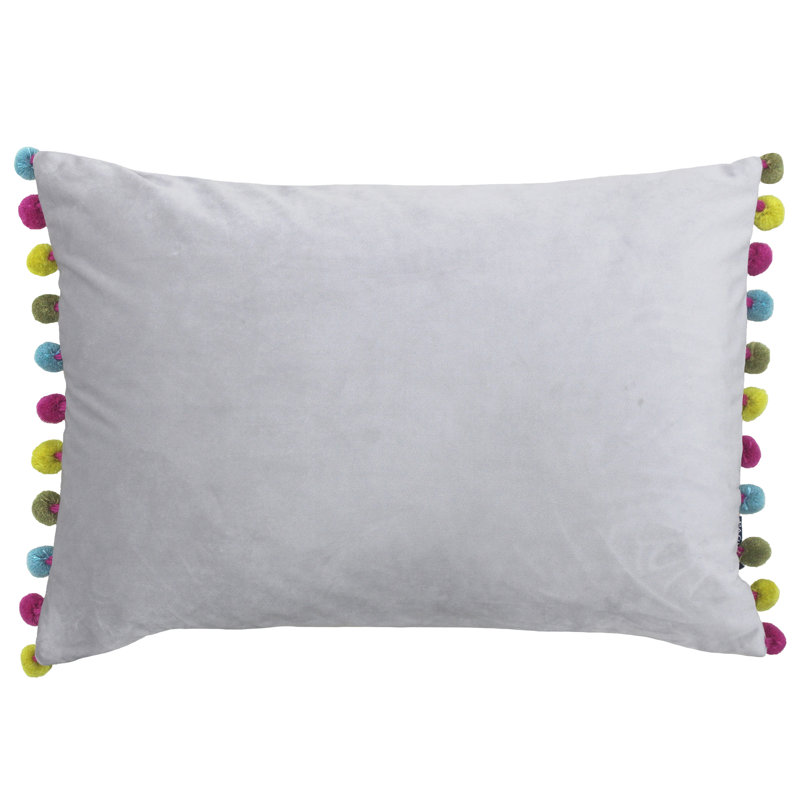 Fiesta Rectangular Scatter Cushion, Dove/Pink/Blue