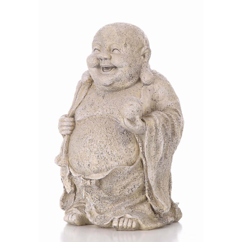 Statue bouddha contenant une boule