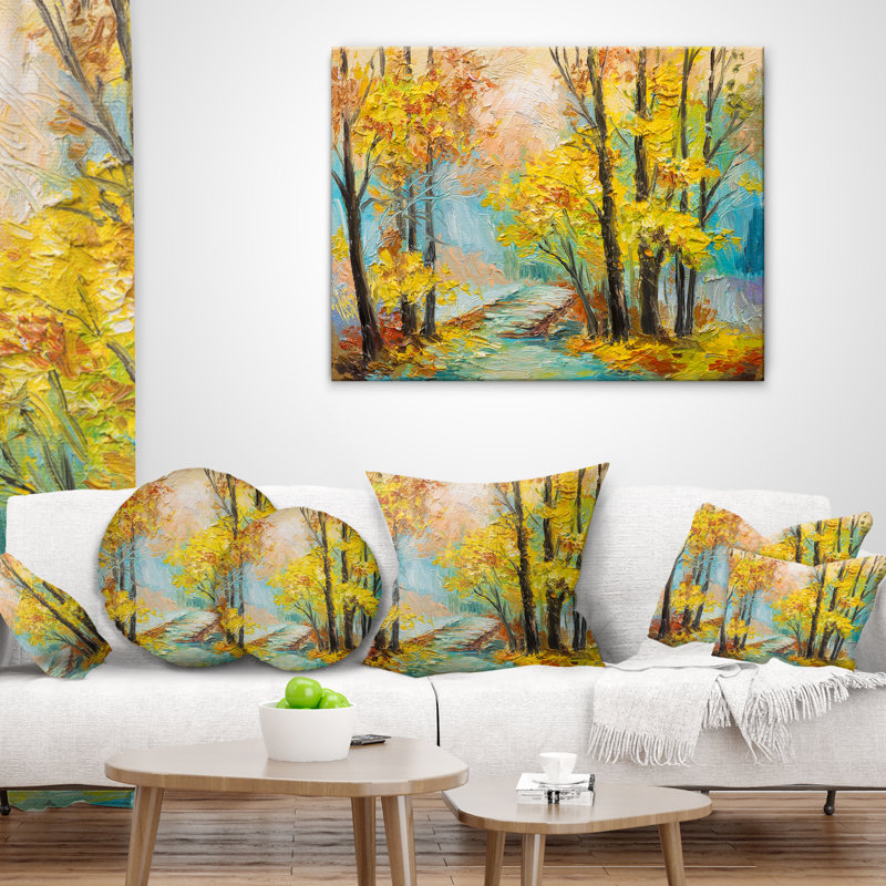 Landscape Throw Pillow