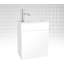 Ensemble de meuble-lavabo mural 16 po avec lavabo et évier 16 po-122511715