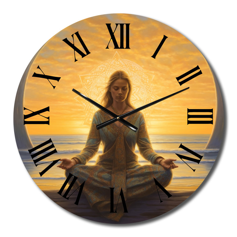 Horloge murale méditation Mindfulness, Petit