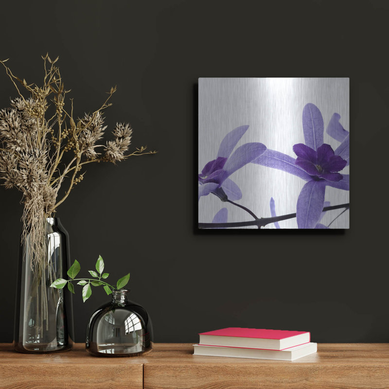 «Fleur mauve 2» par PhotoINC Studio, H 12 po x l 12 po