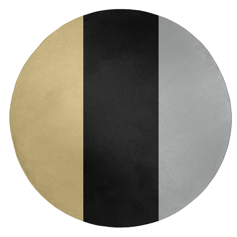 Chenille Indoor Rug, Round 5'