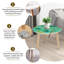 Ensemble de 2 tables basses gigognes Triangle