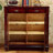 Dark Walnut Solid Wood Shoe Storage Bench