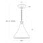 Billie Concrete Pendant Small
