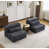Tissu gris foncé