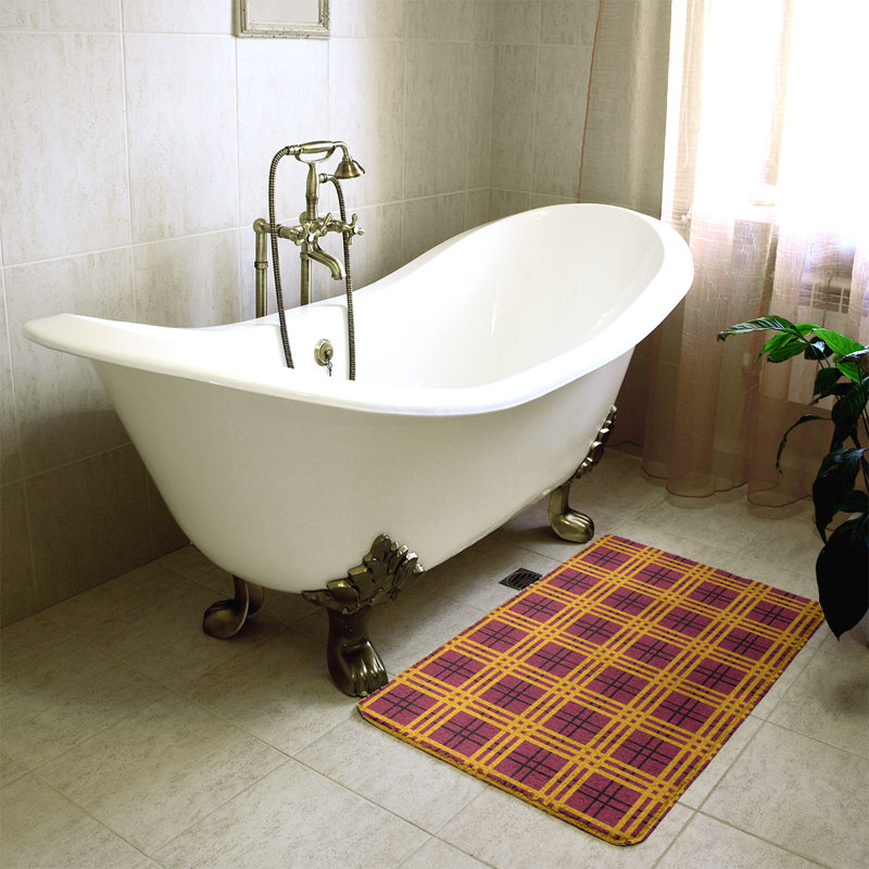 Tapis pour salle de bain Philadelphia, l 17 po x L 24 po, Orange