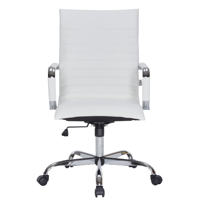 Fauteuil de conférence ergonomique Sorrells, Blanc
