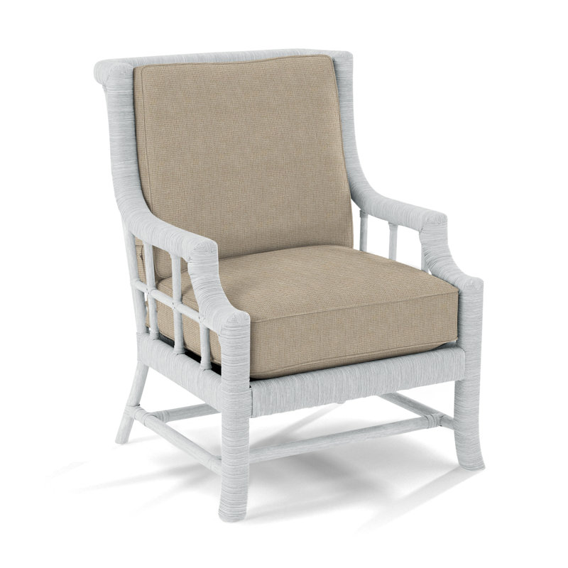 Fauteuil Lafayette, Avoine Crypton Performance; 0822-74, Blanc givré