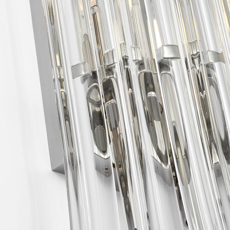 AERIN Rhine 21" Sconce with Crystal, Polished Nickel