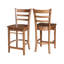 Tabouret de comptoir en bois massif 24 po Marasco-54191606