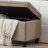 Upholstered Tufted Button Storage Bench-1621079634