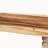 Florent Teak Wood Console Table with Seagrass and Bobbin Legs in Natural Brown